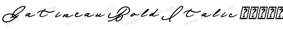 Gatineau Bold Italic字体转换
